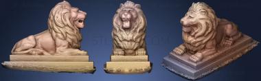 3D model Fort Canning lion (STL)